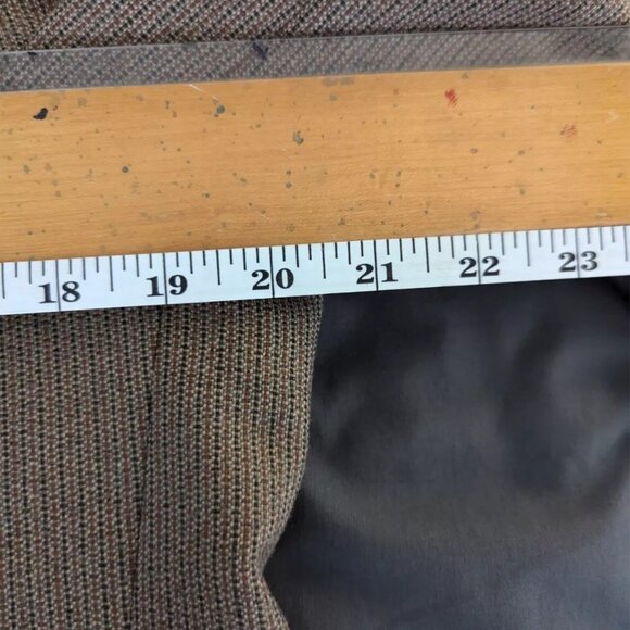 Jordan Marsh brown suit Jacket sz 48 (check last photo) - Picture 15 of 15